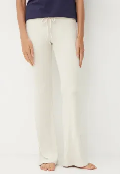 Hollister Co. pantaloni de pijama femei, culoarea bej, KI346-4017 imagine