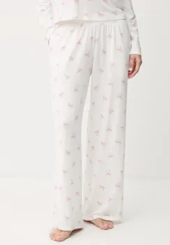 Hollister Co. pantaloni de pijama femei, culoarea bej, KI346-4039 imagine