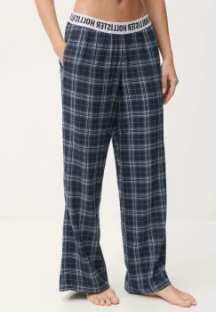 Hollister Co. pantaloni de pijama femei, culoarea bleumarin, KI346-4062 imagine