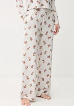 Hollister Co. pantaloni de pijama femei, culoarea gri, KI346-4059 imagine
