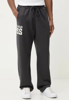 Hollister Co. pantaloni de trening culoarea gri, cu imprimeu, KI334-5170-901 imagine