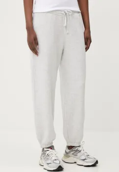Hollister Co. pantaloni de trening femei, culoarea gri, melanj, KI347-5006 imagine