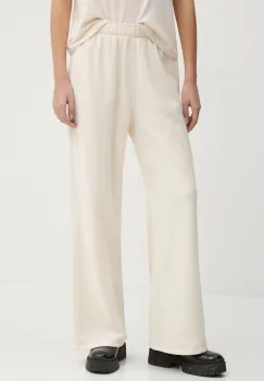 Hollister Co. pantaloni femei, culoarea bej, neted, KI347-4109 imagine