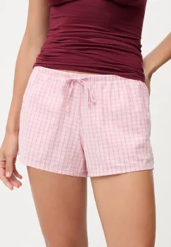 Hollister Co. pantaloni scurti de pijama din bumbac culoarea roz, bumbac, KI346-5060 imagine