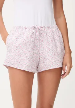 Hollister Co. pantaloni scurti de pijama din bumbac culoarea roz, bumbac, KI346-5076 imagine