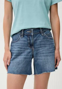 Hollister Co. pantaloni scurti uni, high waist, KI349-5169 imagine