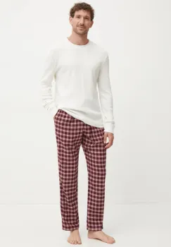Hollister Co. pijama barbati, culoarea bej, modelator, KI313-4022 imagine