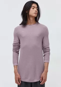 Hollister Co. pulover barbati, culoarea violet, light imagine