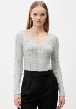 Hollister Co. pulover culoarea gri, light, KI350-5132 imagine