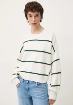 Hollister Co. pulover femei, culoarea alb, KI350-4173 imagine