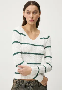 Hollister Co. pulover femei, culoarea bej, KI350-4261 imagine