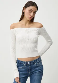 Hollister Co. pulover femei, culoarea bej, light, KI350-4258 imagine