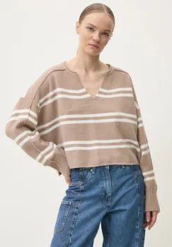 Hollister Co. pulover femei, culoarea maro, KI350-4181 imagine