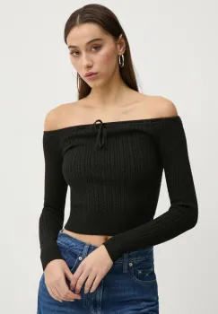 Hollister Co. pulover femei, culoarea negru, light, KI350-4258 imagine