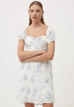 Hollister Co. rochie culoarea bej, mini, evazati imagine