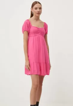 Hollister Co. rochie culoarea roz, mini, evazati imagine