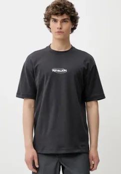 Hollister Co. tricou culoarea gri, cu imprimeu, KI323-5272 imagine