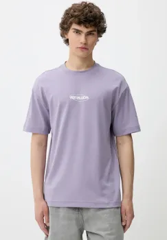 Hollister Co. tricou culoarea violet, cu imprimeu, KI323-5272 imagine