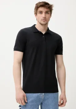 Hollister Co. tricou polo barbati, culoarea negru, uni, KI324-5172 imagine