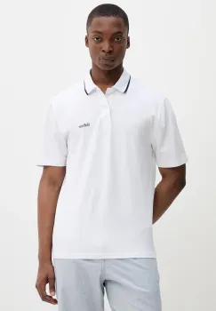 Hollister Co. tricou polo culoarea alb, uni, KI324-5199 imagine