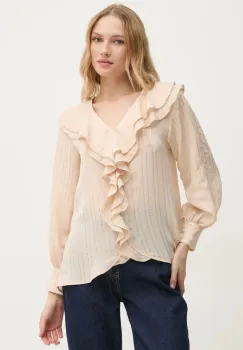 Hoss Intropia bluza femei, culoarea roz, modelator, 6288683 imagine