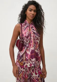 Hoss Intropia bluza femei, culoarea violet, modelator, 5878038 imagine