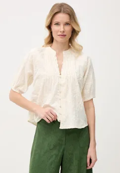 Hoss Intropia bluza tip camasa pentru femei, din bumbac imagine