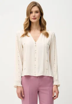 Hoss Intropia camasa culoarea bej, regular, 6282692 imagine