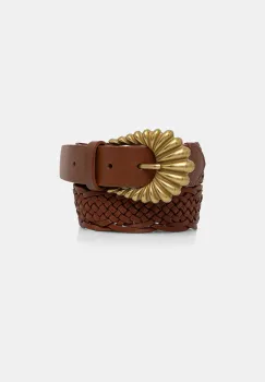 Hoss Intropia curea de piele imagine