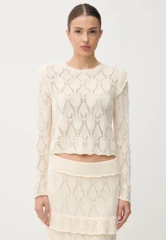 Hoss Intropia pulover culoarea bej, light, 6312162 imagine