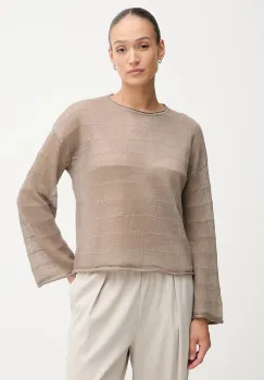 Hoss Intropia pulover culoarea verde, light, 6382013 imagine