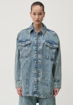 Hugo Blue camasa jeans imagine