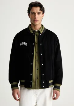 HUGO Blue geaca bomber pentru barbati din catifea reiata Berono2631 imagine