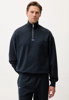 HUGO Blue hanorac de barbati din bumbac Neeler imagine