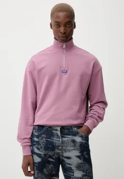 HUGO Blue hanorac masculin din bumbac Neeler imagine