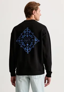 HUGO Blue hanorac oversized pentru barbati din bumbac Nugodana imagine
