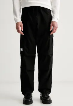 HUGO Blue pantaloni cargo pentru barbati din bumbac Gadic242 imagine