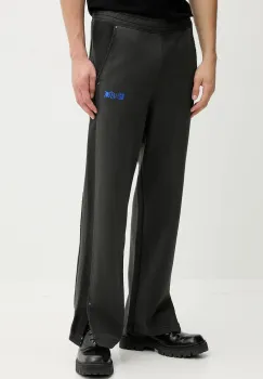 HUGO Blue pantaloni de trening din bumbac Naspant imagine