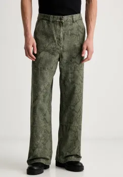 HUGO Blue pantaloni straight pentru barbati din bumbac Gunter263 imagine