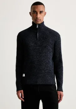 HUGO Blue pulover pentru barbati cu bumbac Shelvy imagine
