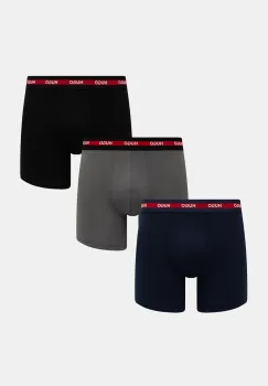 HUGO Boxeri barbati din bumbac cu elastan BOXERBR TRIPL PLANET imagine