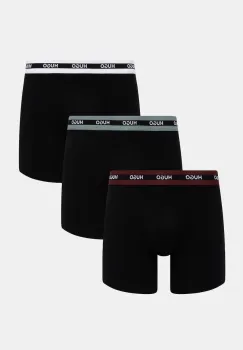 HUGO Boxeri barbati din bumbac cu elastan BOXERBR TRIPL PLANET imagine