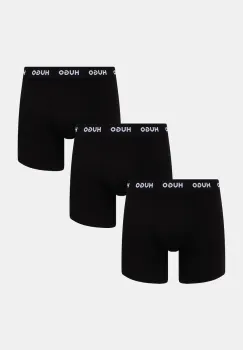 HUGO boxeri barbati din bumbac cu elastan BOXERBR TRIPLET PACK pachet de 3 imagine