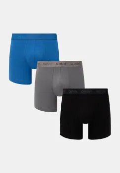 HUGO boxeri barbati din bumbac cu elastan BOXERBR TRIPLET PACK pachet de 3 imagine