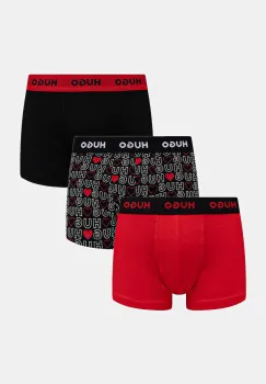 HUGO boxeri barbati din bumbac cu elastan TRIPLET DESIGN pachet de 3 imagine