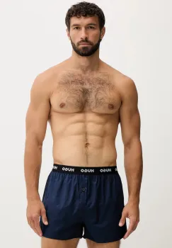 HUGO boxeri de bumbac 3-pack WOVEN BOXER TRIPLET imagine