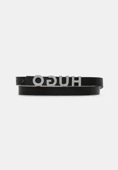 HUGO curea de piele Zula Belt 1,5cm imagine