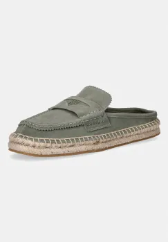 HUGO espadrile de dama din piele intoarsa Brinn imagine
