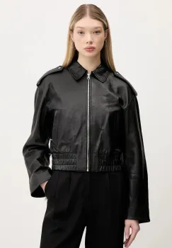 HUGO geaca de piele imagine