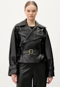 HUGO geaca de piele Lanitte imagine